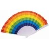 Adult Rainbow Collapsible Folding Fan