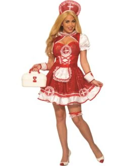 Women's Sexy Sequin Nurse Costume