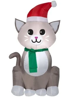 3.5 Ft. Airblown Inflatable Christmas Cat