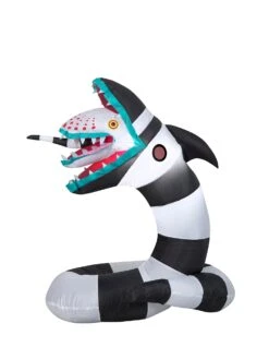 3 Foot Beetlejuice Sandworm Light Up Halloween Inflatable Lawn Decoration