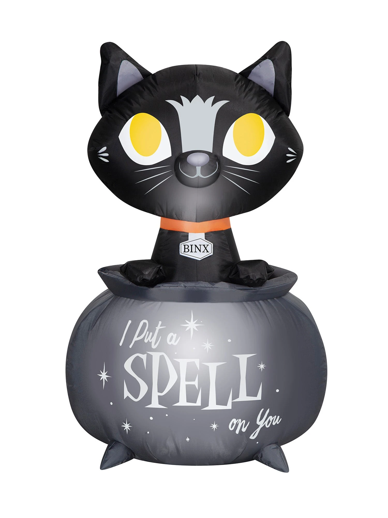 3.5 Foot Hocus Pocus Binx In Cauldron Light Up Halloween Inflatable Lawn Decoration 1 3.5 Foot Hocus Pocus Binx In Cauldron Light Up Halloween Inflatable Lawn Decoration