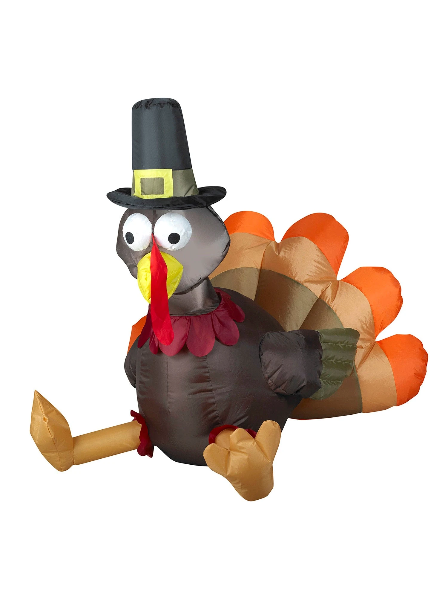 3 Foot Harvest Turkey Light Up Thanksgiving Inflatable Lawn Decoration 1 3 Foot Harvest Turkey Light Up Thanksgiving Inflatable Lawn Decoration