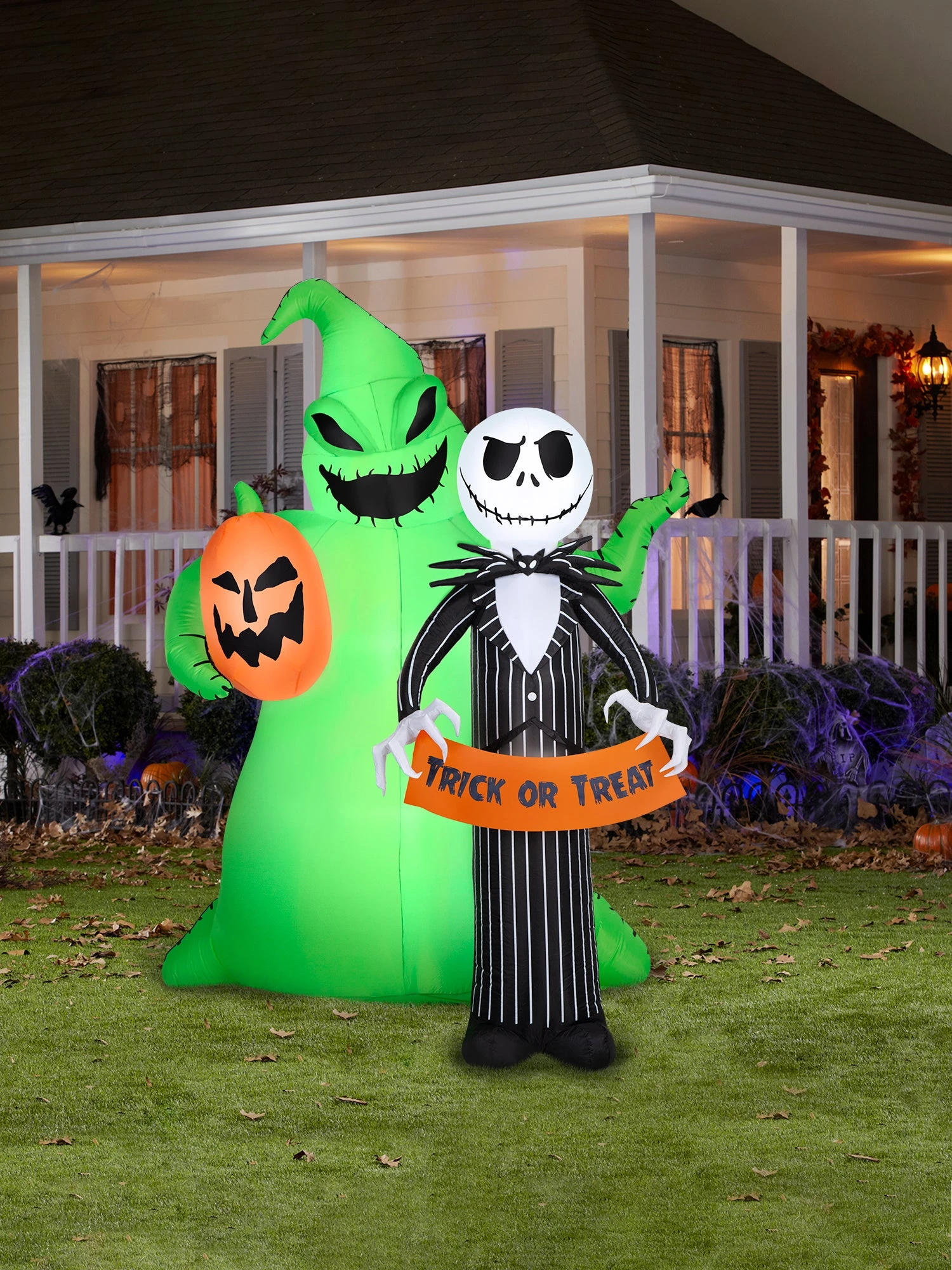 6.5 Ft. Airblown Inflatable The Nightmare Before Christmas Jack & Boogie 2 6.5 Ft. Airblown Inflatable The Nightmare Before Christmas Jack & Boogie - Image 2