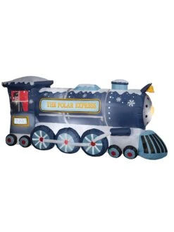 9 Foot The Polar Express Light Up Christmas Inflatable Lawn Decoration
