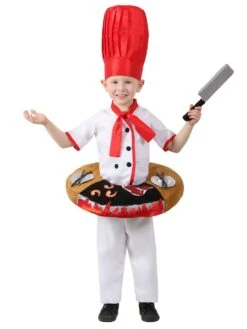 Hibachi Chef Boy's Tabletop Costume