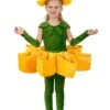 Sunflower Petal Pocket Costume For Girls