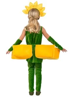 Sunflower Petal Pocket Costume For Girls -Costume Supercenter Store pp4405 3
