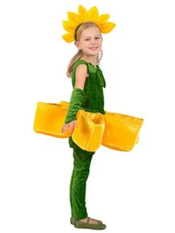 Sunflower Petal Pocket Costume For Girls -Costume Supercenter Store pp4405 4