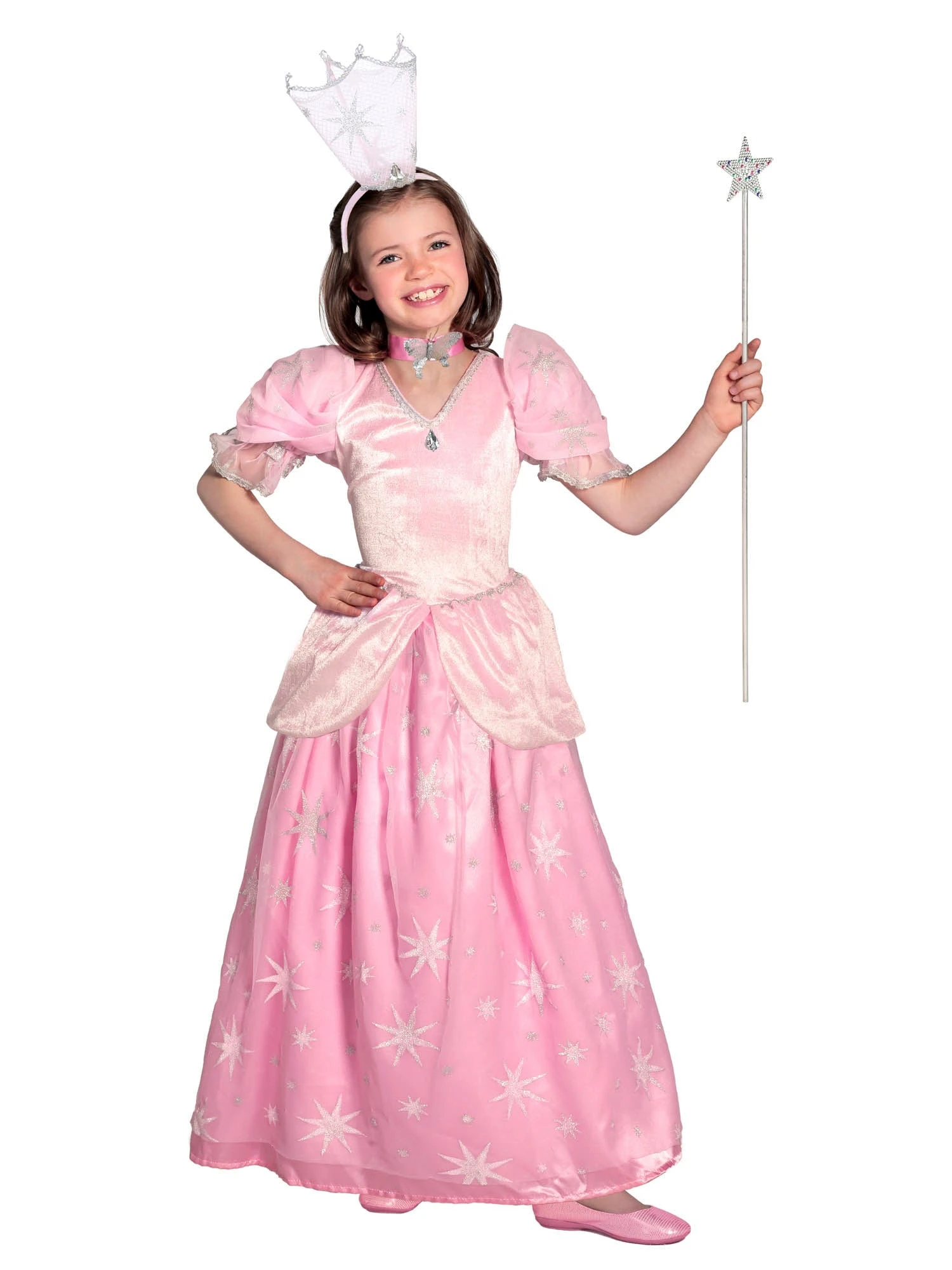 Pocket Princess The Wizard Of Oz Glinda Girls Costume 1 Pocket Princess The Wizard Of Oz Glinda Girls Costume