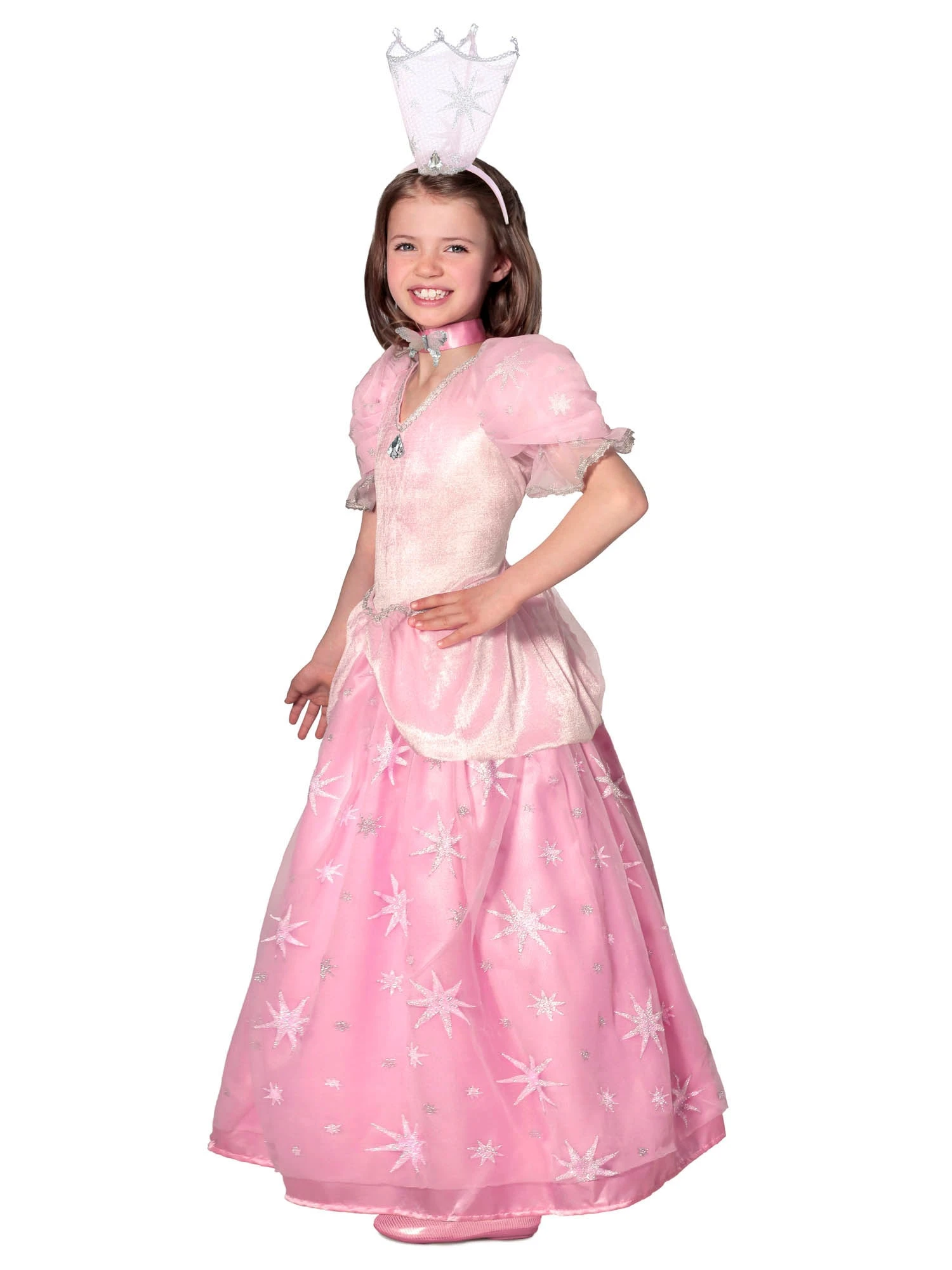 Pocket Princess The Wizard Of Oz Glinda Girls Costume 2 Pocket Princess The Wizard Of Oz Glinda Girls Costume - Image 2