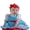 Red Bow Wizard Of Oz Dorothy Costume For Babies