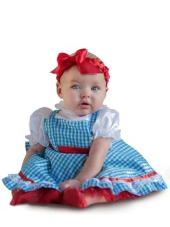 Red Bow Wizard Of Oz Dorothy Costume For Babies