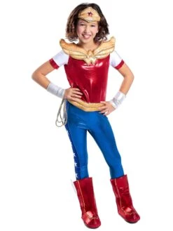Girls' DC Superhero Girls Wonder Woman Costume - Premium