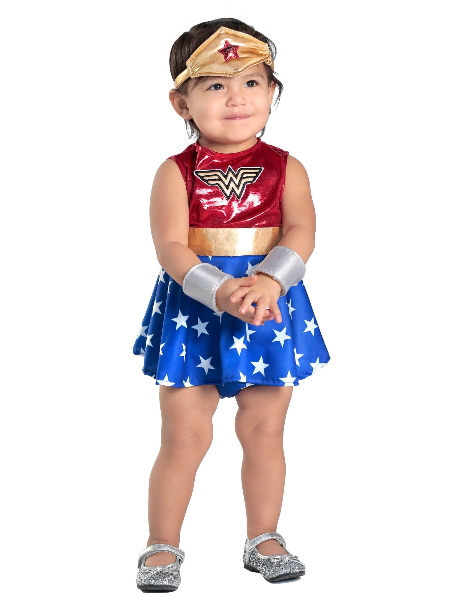 Baby/Toddler Justice League Wonder Woman Dress Costume 1 Baby/Toddler Justice League Wonder Woman Dress Costume