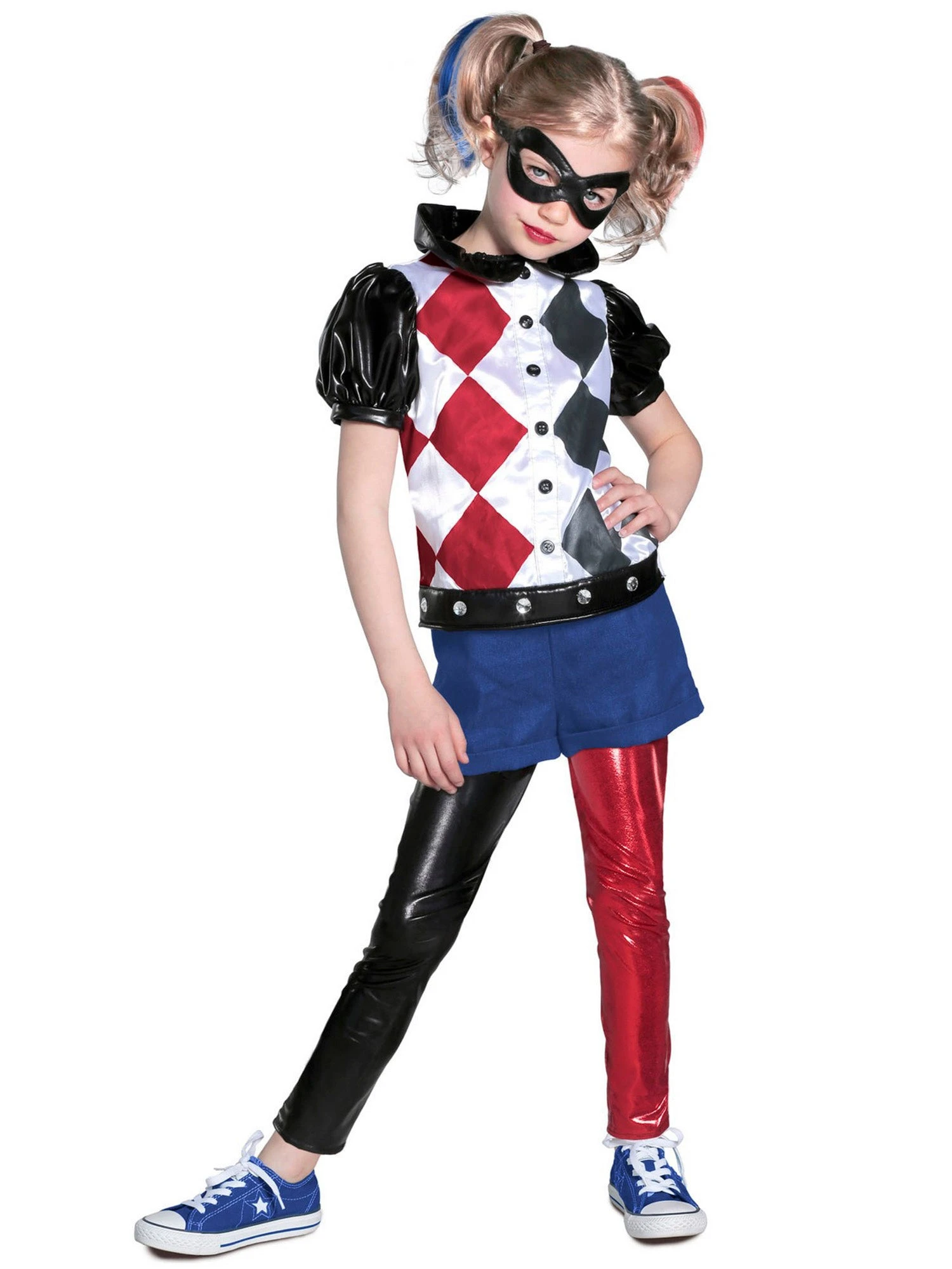 Girls' DC Superhero Harley Quinn Costume - Premium 1 Girls' DC Superhero Harley Quinn Costume - Premium
