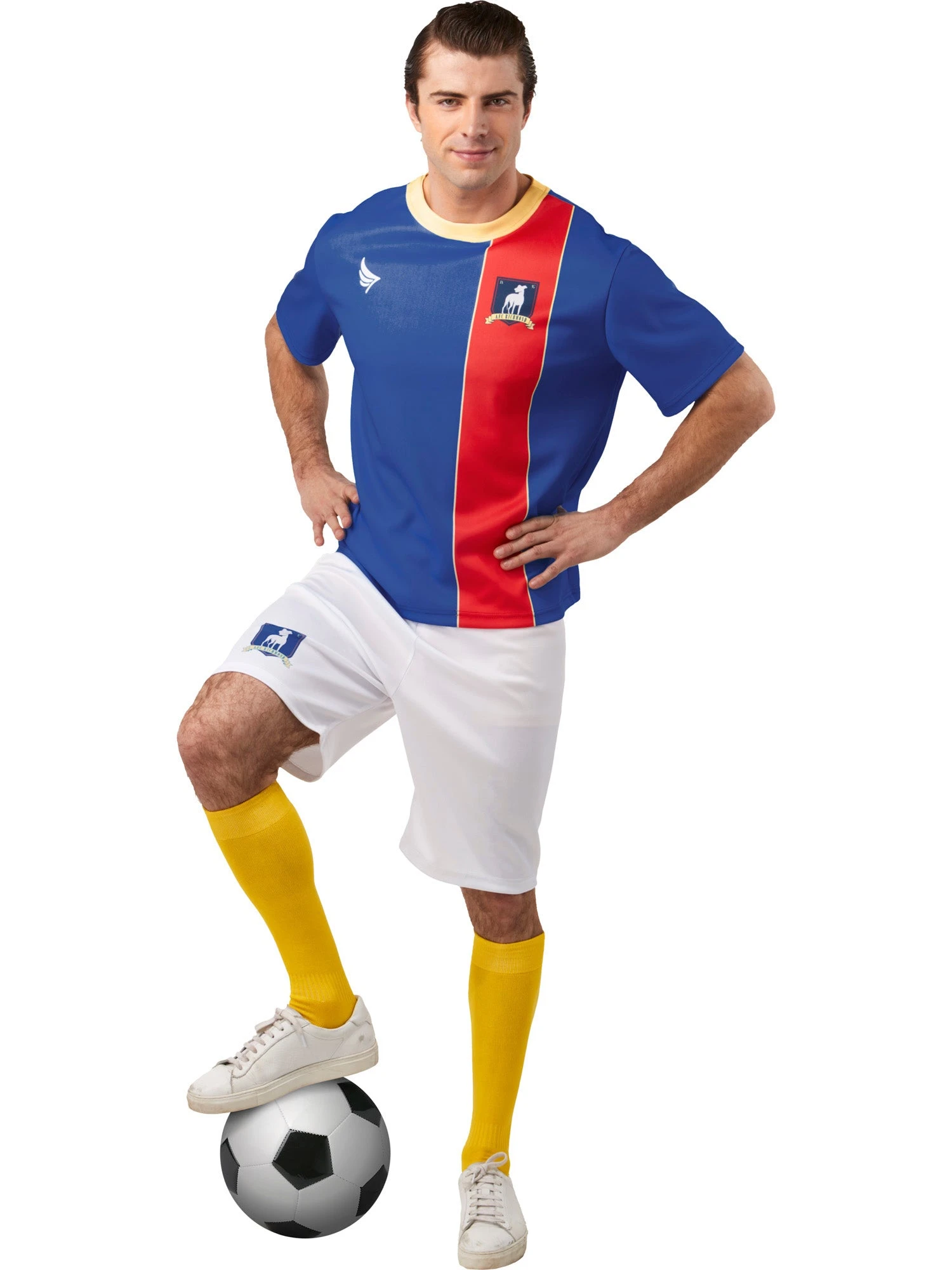 Men's Ted Lasso AFC Richmond Soccer Uniform Costume 1 Men's Ted Lasso AFC Richmond Soccer Uniform Costume