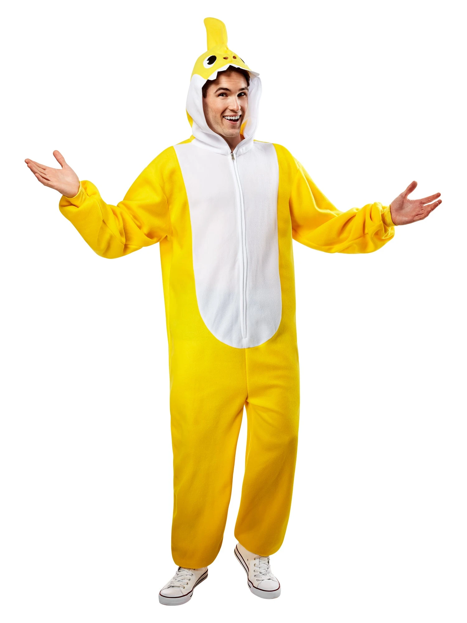 Adult Baby Shark Zipsters Costume 1 Adult Baby Shark Zipsters Costume