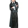 Girls' Wednesday Addams Nevermore Academy Black School Uniform Costume