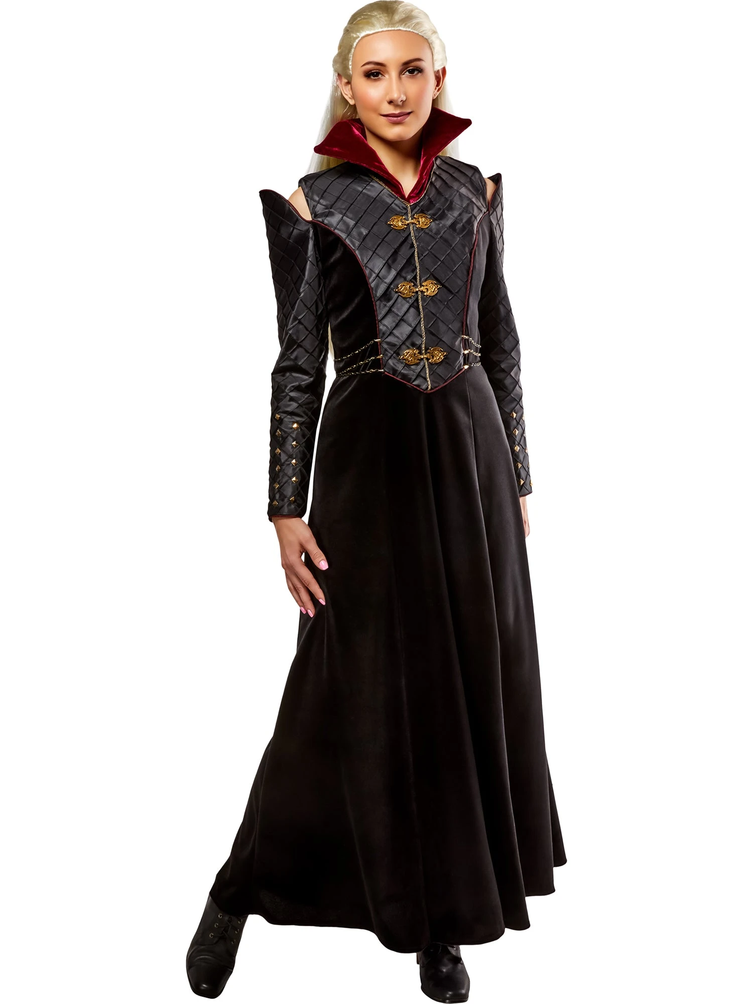 Women's House Of The Dragon Rhaenyra Targaryen Costume - Deluxe 1 Women's House Of The Dragon Rhaenyra Targaryen Costume - Deluxe