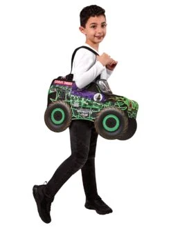 Monster Jam Grave Digger Truck Costume For Toddlers