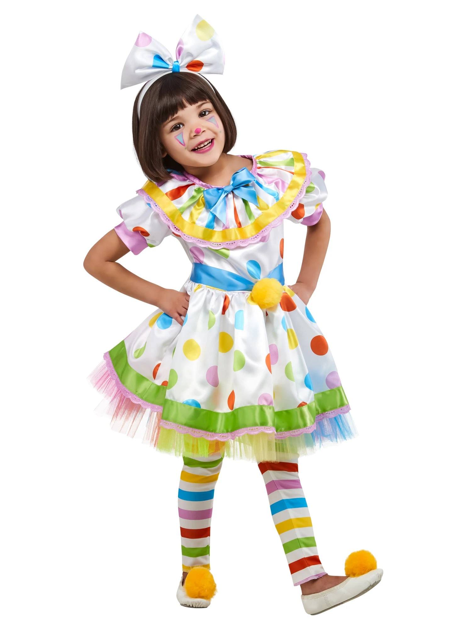 Dottie Brights & Stripes The Clown Costume For Toddlers 1 Dottie Brights & Stripes The Clown Costume For Toddlers