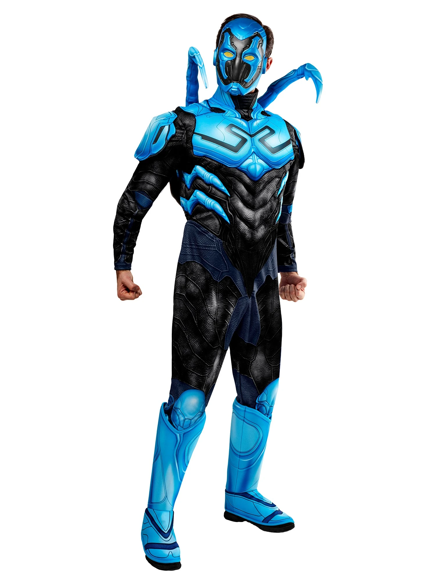 Men's DC Comics Blue Beetle Costume - Deluxe 1 Men's DC Comics Blue Beetle Costume - Deluxe