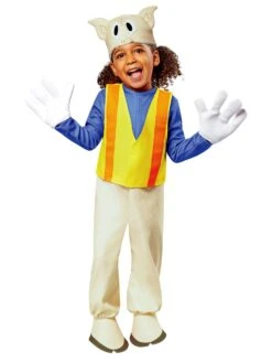 Bugs Bunny Builders Porky Pig Costume For Toddlers