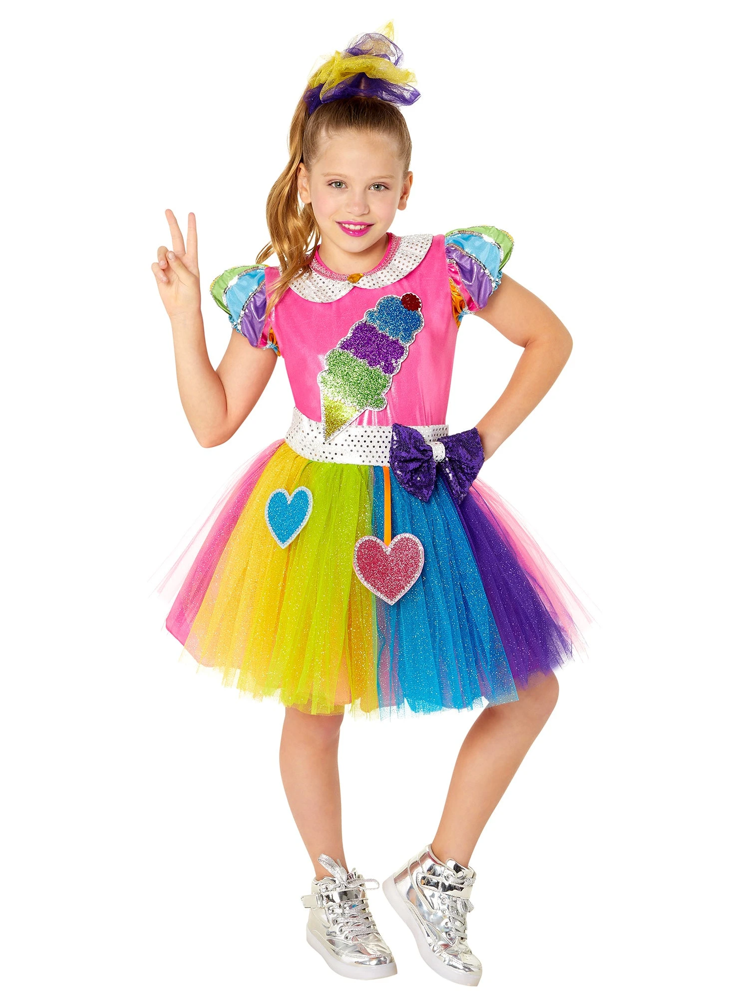 Girls' Jojo Siwa XOMG POP! Ice Cream Costume 1 Girls' Jojo Siwa XOMG POP! Ice Cream Costume
