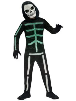 Boys' Light-Up Skeleton Costume