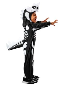 Boys' Skelesaurus Rex Glow In The Dark Costume With Sound For Toddlers 6 Boys' Skelesaurus Rex Glow In The Dark Costume With Sound For Toddlers -Costume Supercenter Store r1000797 3