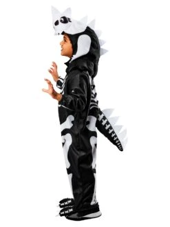 Boys' Skelesaurus Rex Glow In The Dark Costume With Sound For Toddlers 7 Boys' Skelesaurus Rex Glow In The Dark Costume With Sound For Toddlers -Costume Supercenter Store r1000797 4