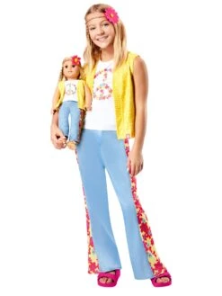 Girls' American Girl Julie Albright Hippie Costume Set -Costume Supercenter Store r1000995 4