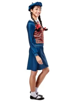 Women's American Girl Molly McIntire Dress With Beret Costume Set -Costume Supercenter Store r1000998 3