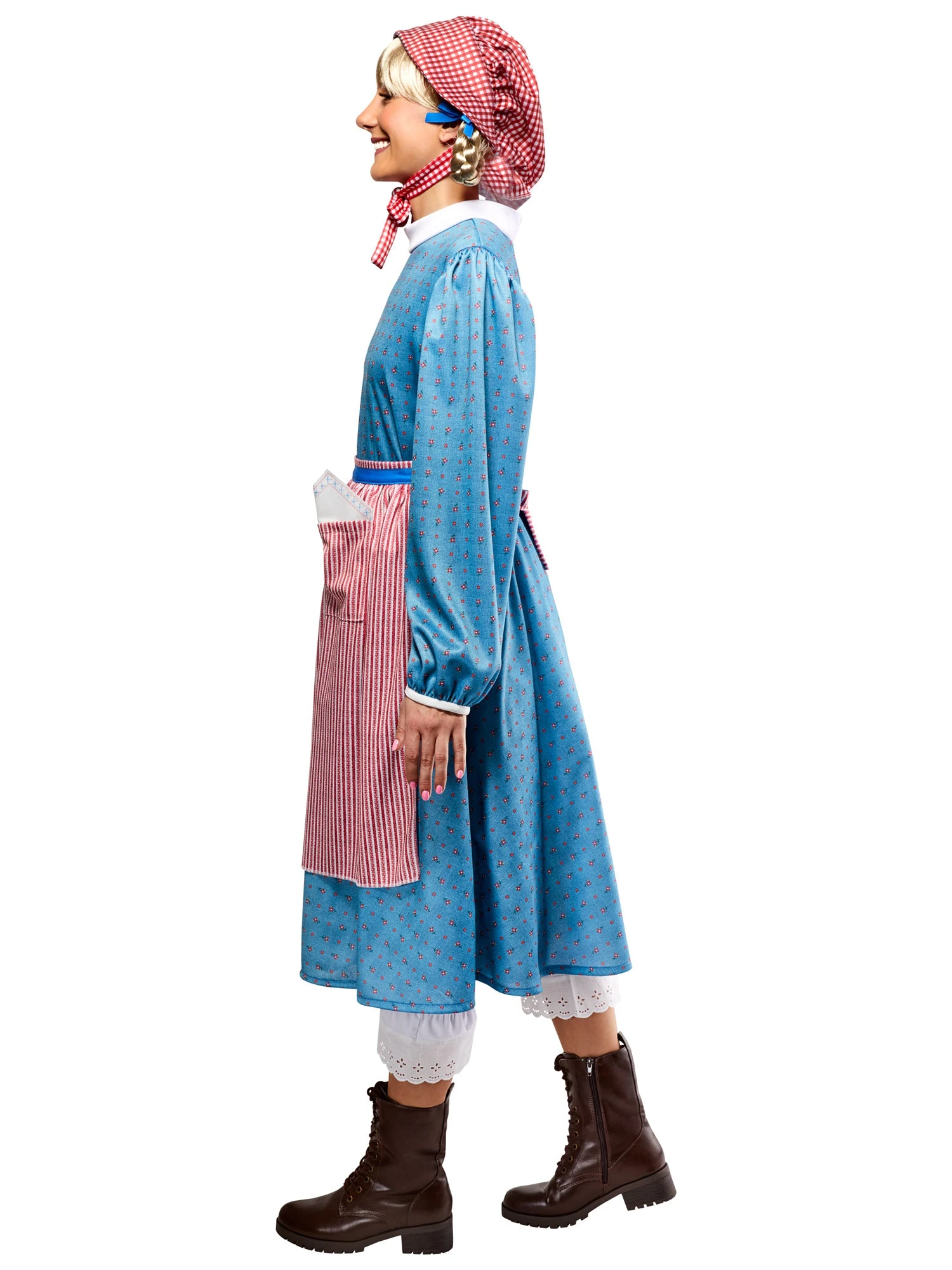 Women's American Girl Kirsten Larson Dress With Bonnet Costume Set 3 Women's American Girl Kirsten Larson Dress With Bonnet Costume Set - Image 3