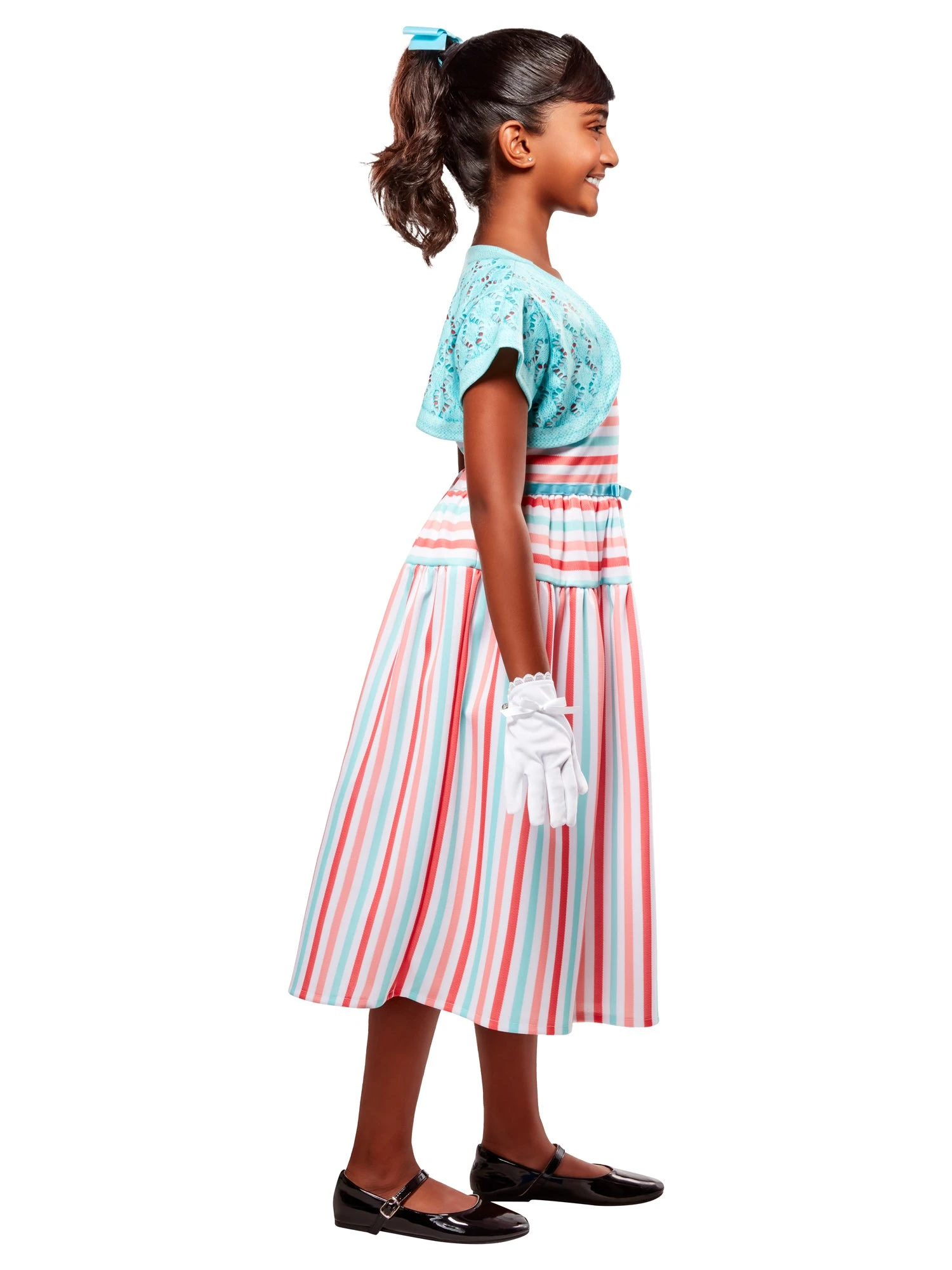 Girls' American Girl Maryellen Larkin Dress With Shrug Costume Set 4 Girls' American Girl Maryellen Larkin Dress With Shrug Costume Set - Image 4