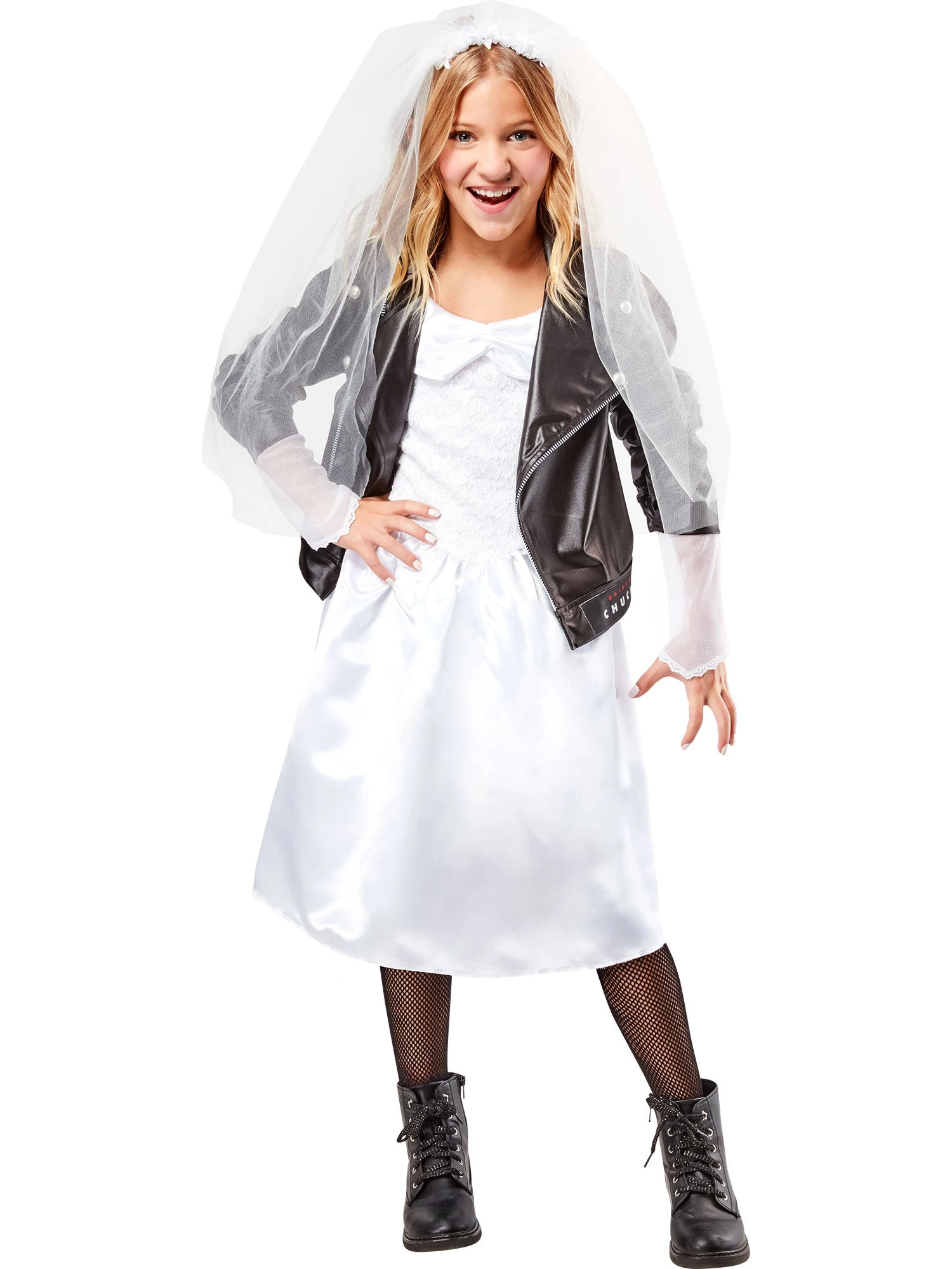 Girls' Bride Of Chucky Tiffany Costume 2 Girls' Bride Of Chucky Tiffany Costume - Image 2