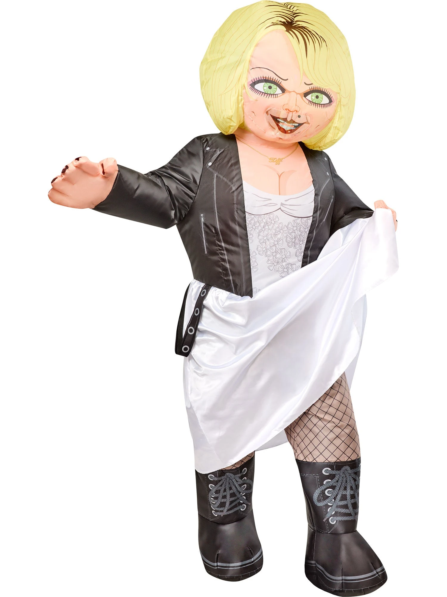 Women's Bride Of Chucky Tiffany Inflatable Costume 1 Women's Bride Of Chucky Tiffany Inflatable Costume