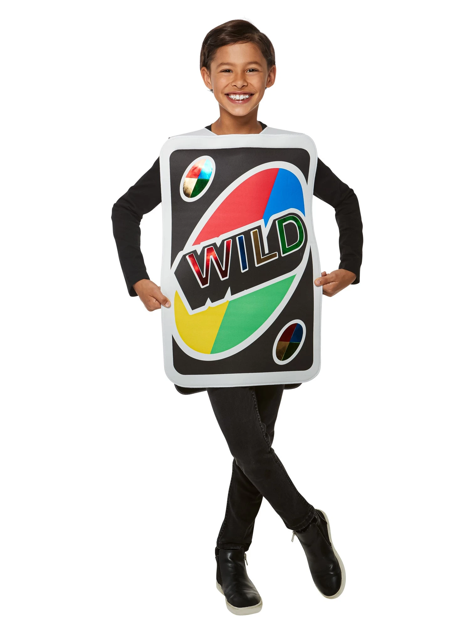 Kids' Mattel Games Uno Wild Card Costume 1 Kids' Mattel Games Uno Wild Card Costume