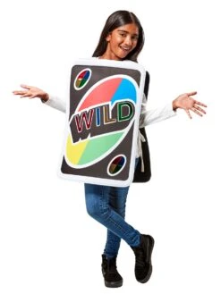 Kids' Mattel Games Uno Wild Card Costume 6 Kids' Mattel Games Uno Wild Card Costume -Costume Supercenter Store r1001068 3