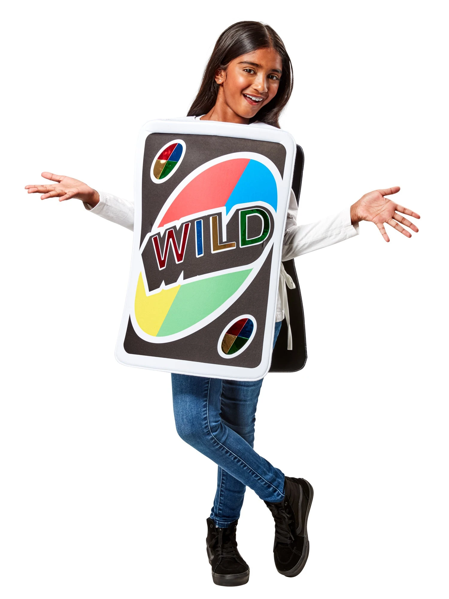 Kids' Mattel Games Uno Wild Card Costume 3 Kids' Mattel Games Uno Wild Card Costume - Image 3