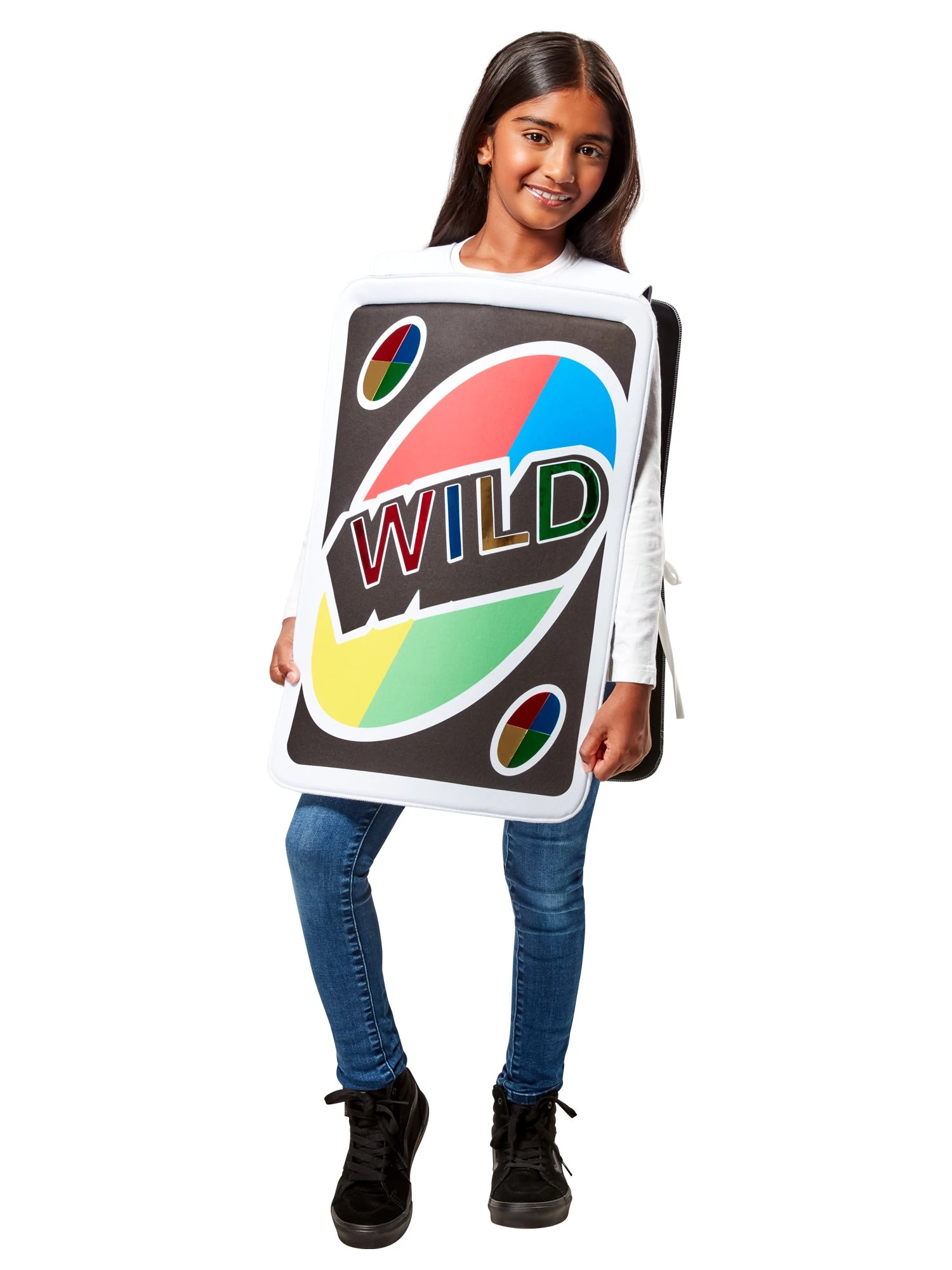 Kids' Mattel Games Uno Wild Card Costume 4 Kids' Mattel Games Uno Wild Card Costume - Image 4