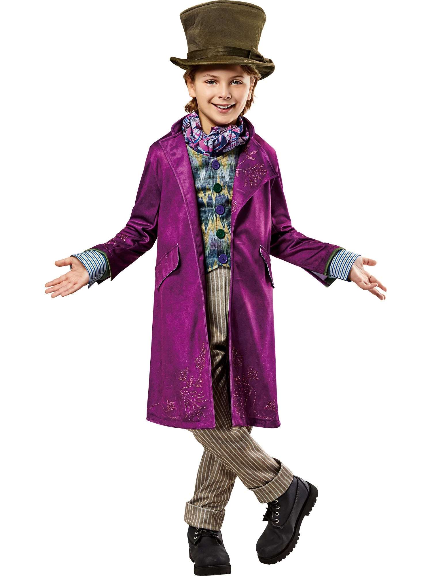 Boys' Wonka Movie Willy Wonka Costume 1 Boys' Wonka Movie Willy Wonka Costume