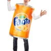 Adult Orange Fanta Can Costume