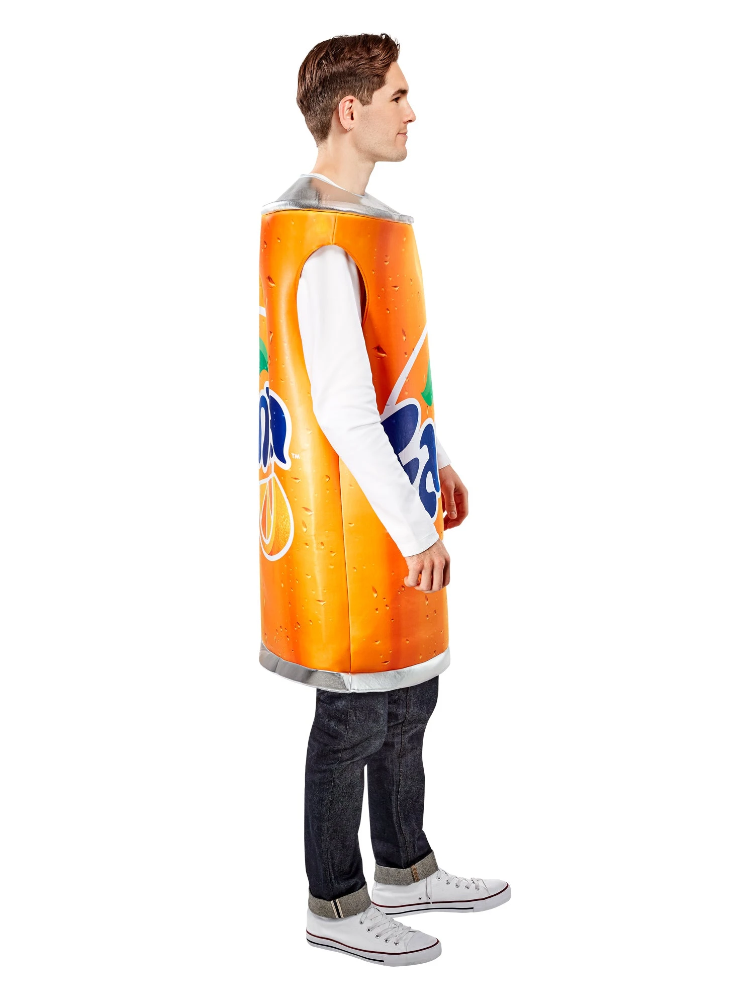Adult Orange Fanta Can Costume 3 Adult Orange Fanta Can Costume - Image 3