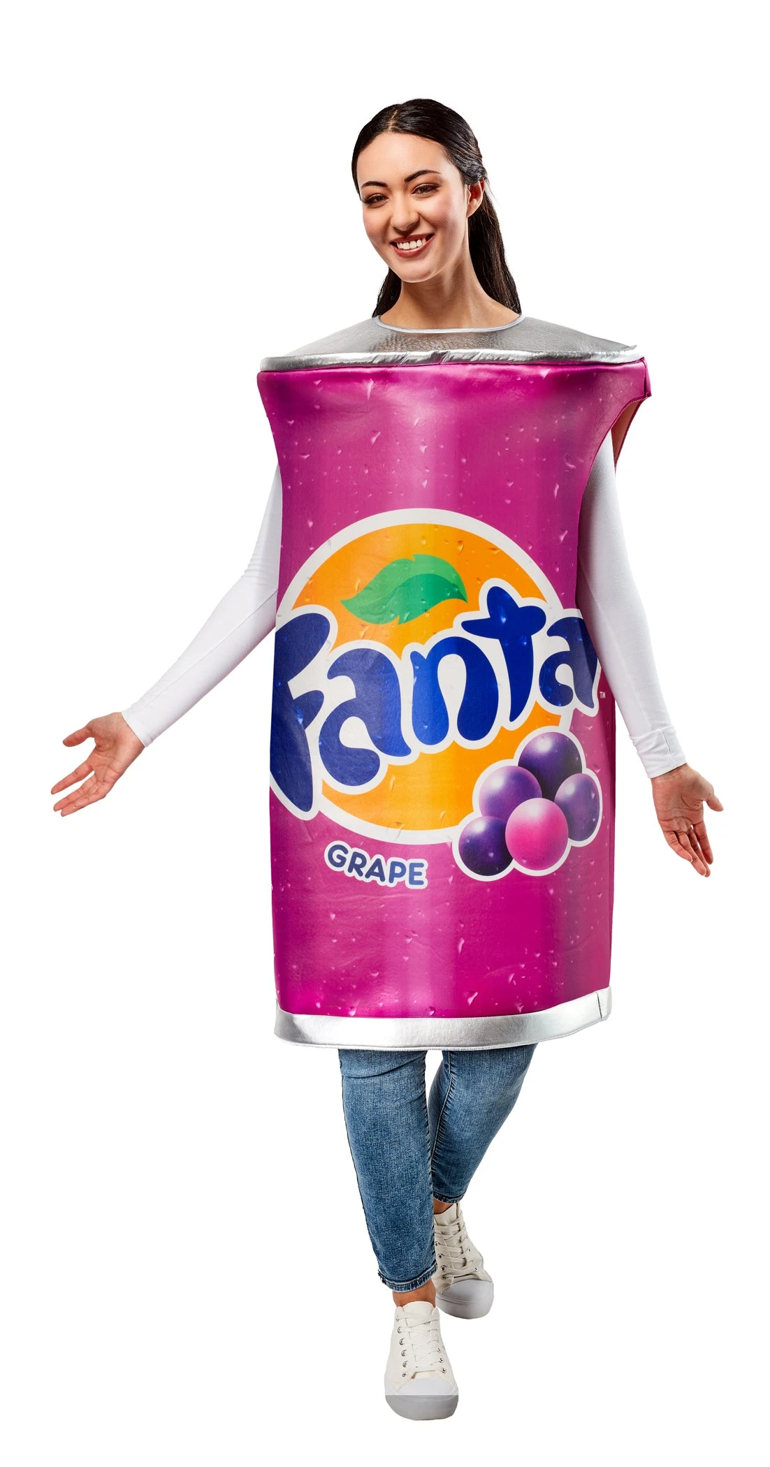 Adult Grape Fanta Can Costume 1 Adult Grape Fanta Can Costume