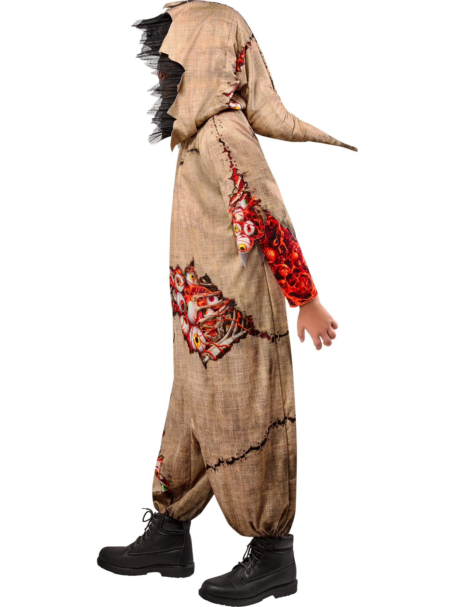 Boys' Goblin Costume With Light Up Mask 4 Boys' Goblin Costume With Light Up Mask - Image 4