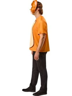 Men's Tom And Jerry Ben Cooper Jerry T-Shirt And Half Mask -Costume Supercenter Store r1001202 4