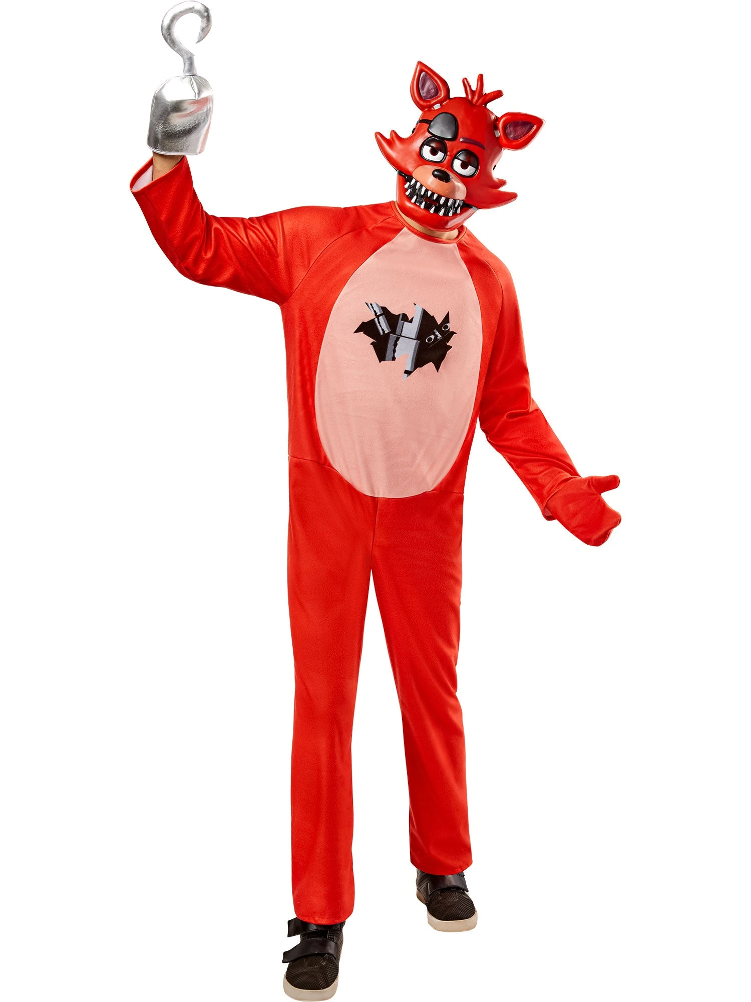 Adult Five Nights At Freddy's Movie Foxy Costume With Mask 2 Adult Five Nights At Freddy's Movie Foxy Costume With Mask - Image 2