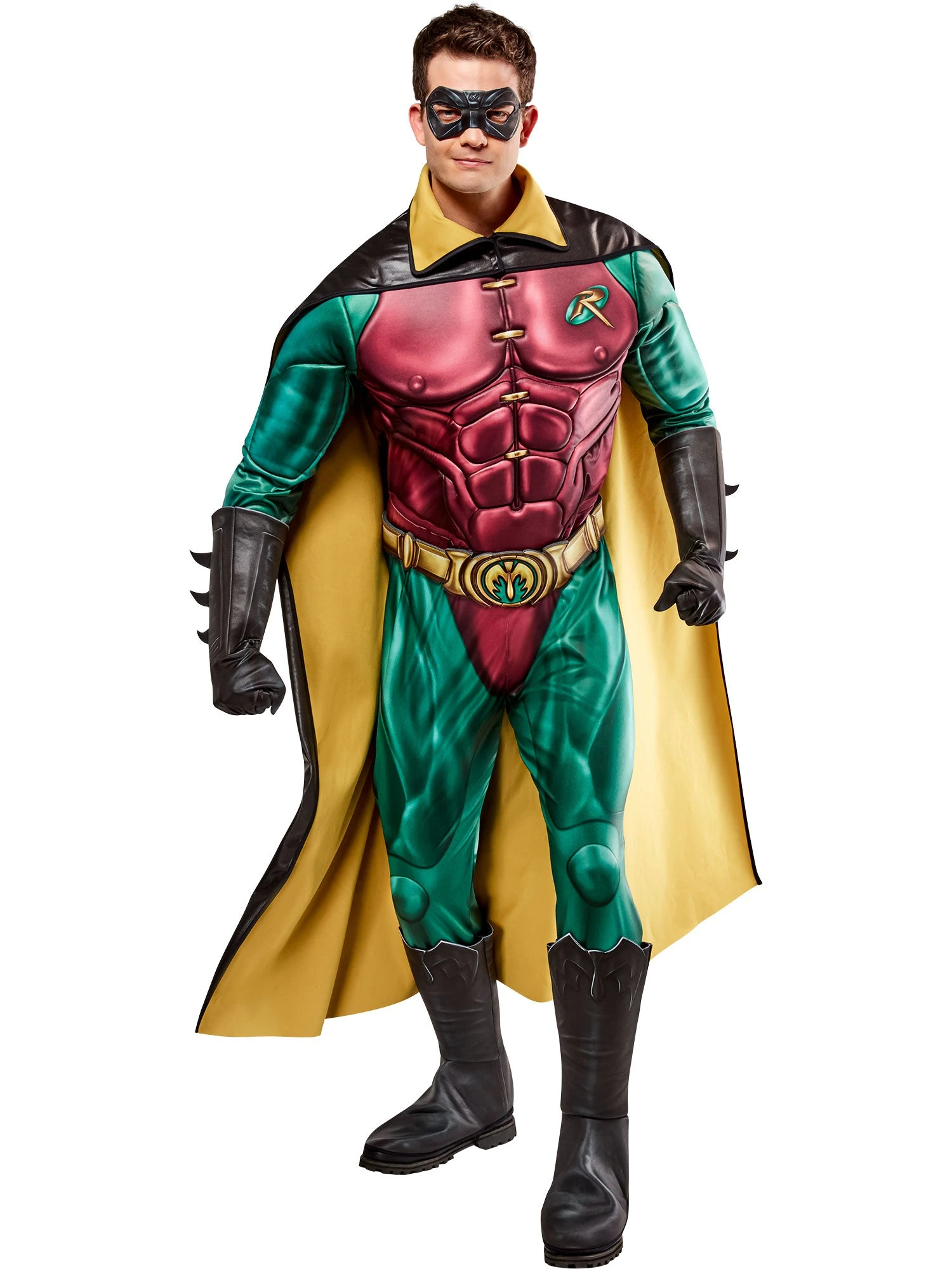 Men's Batman Forever Robin Costume - Deluxe 2 Men's Batman Forever Robin Costume - Deluxe - Image 2