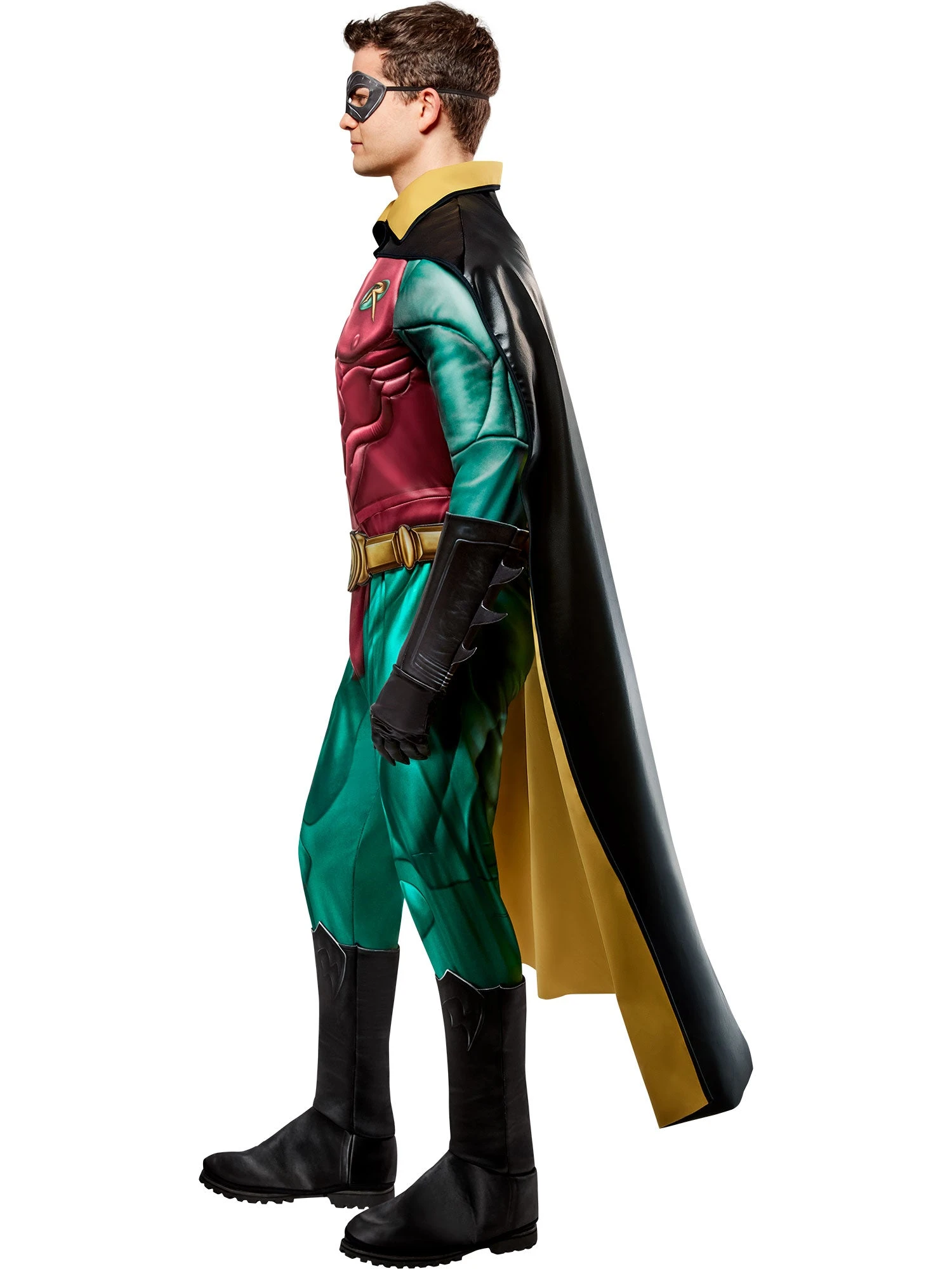 Men's Batman Forever Robin Costume - Deluxe 3 Men's Batman Forever Robin Costume - Deluxe - Image 3